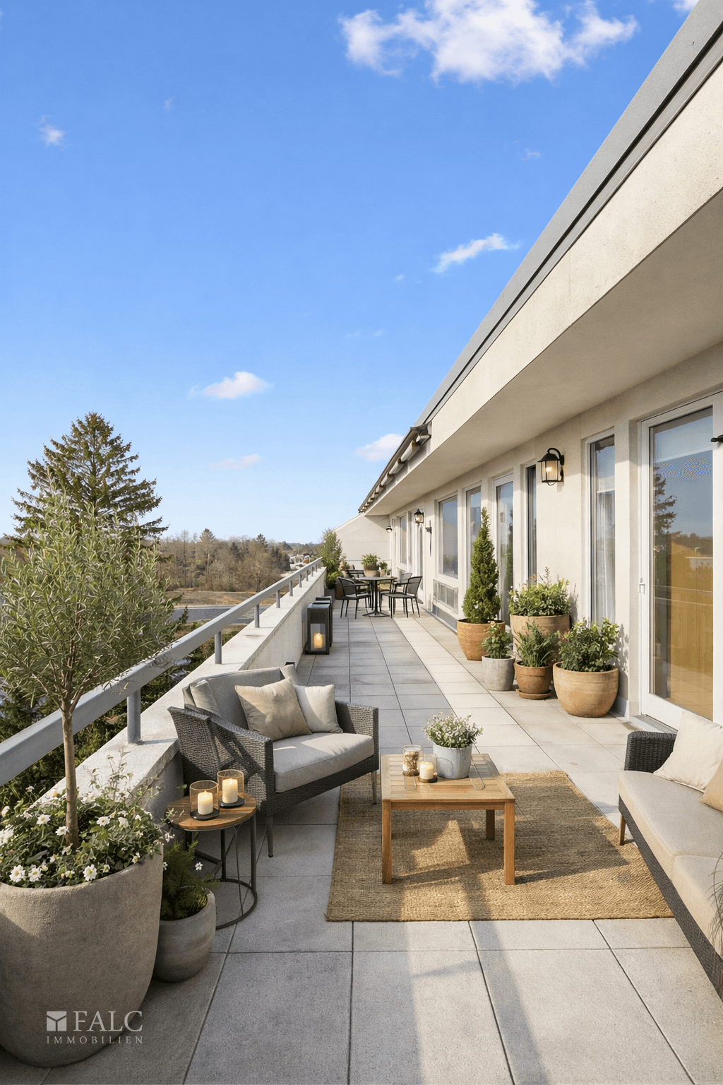 Einrichtungsbeispiel Balkon